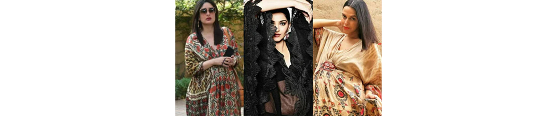 Ace your maternity fashion like a star in these Kaftans