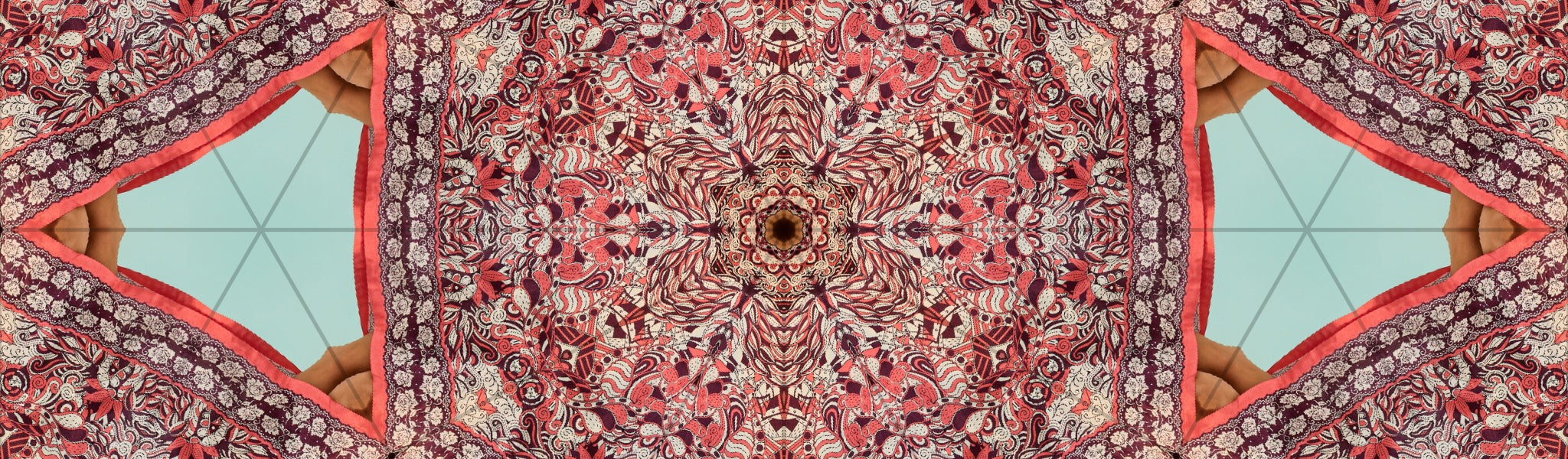 New Kaftan Collection Of Satin And Crepe Kaleidoscope Printed Kaftan Dresses