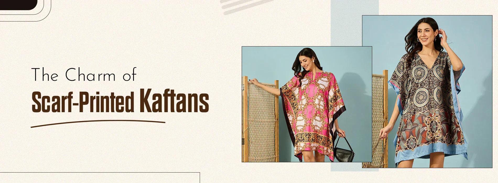 Women Scarf Printed Kaftans
