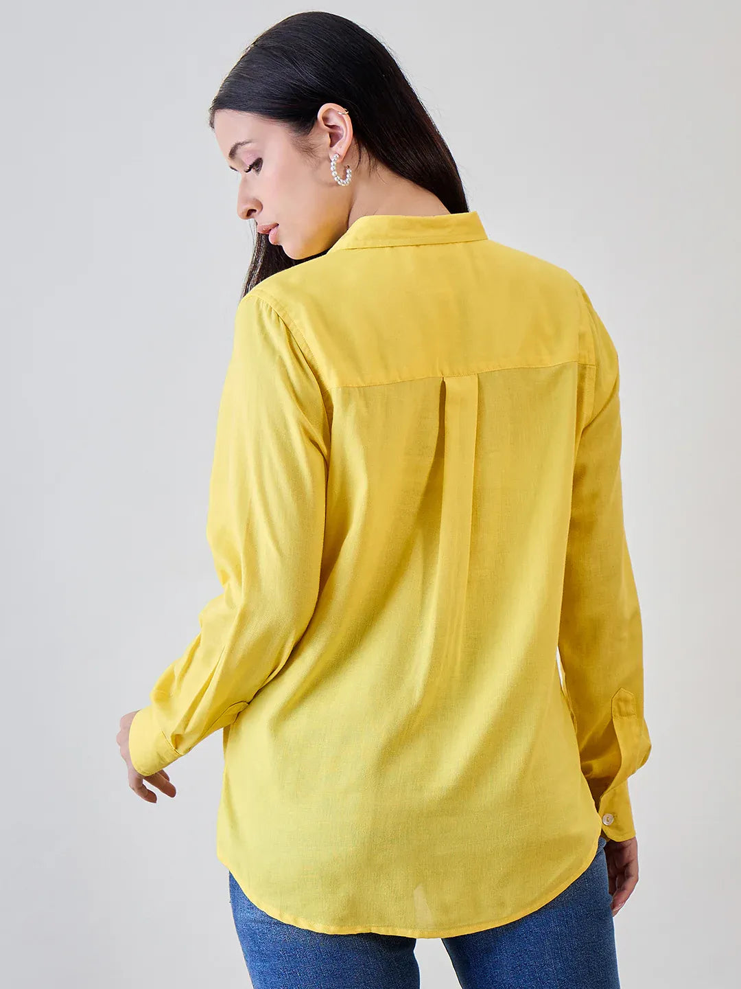 The Kaftan Company Tops Soft Linen Boyfriend Shirt