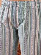 The Kaftan Company Co-ord Blue Denim Jacquard Co-ord Set