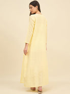 The Kaftan Company Cover-Up Sunny Yellow Cotton Resortwear Coverup