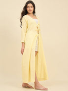 The Kaftan Company Cover-Up Sunny Yellow Cotton Resortwear Coverup