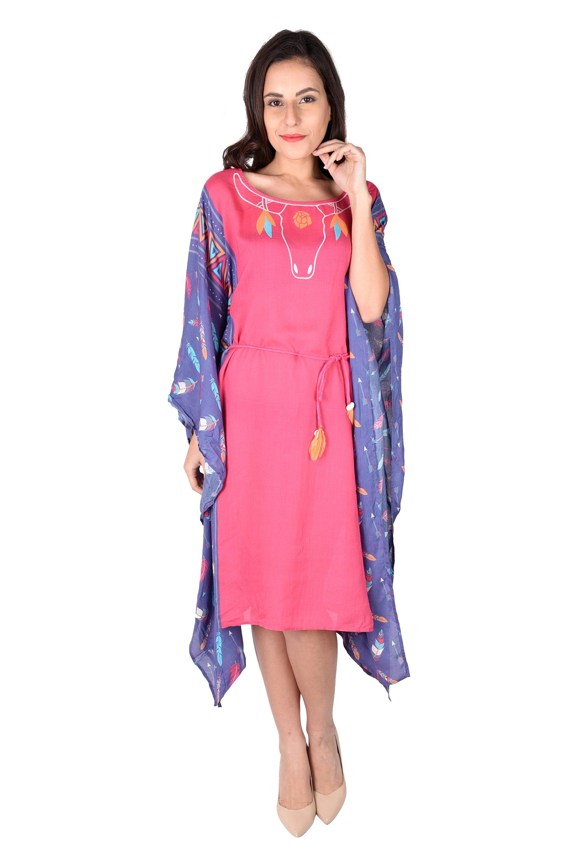 The Kaftan Company Dresses Beyond Borders Boho Kaftan Dress - (Clearance - Final Sale)