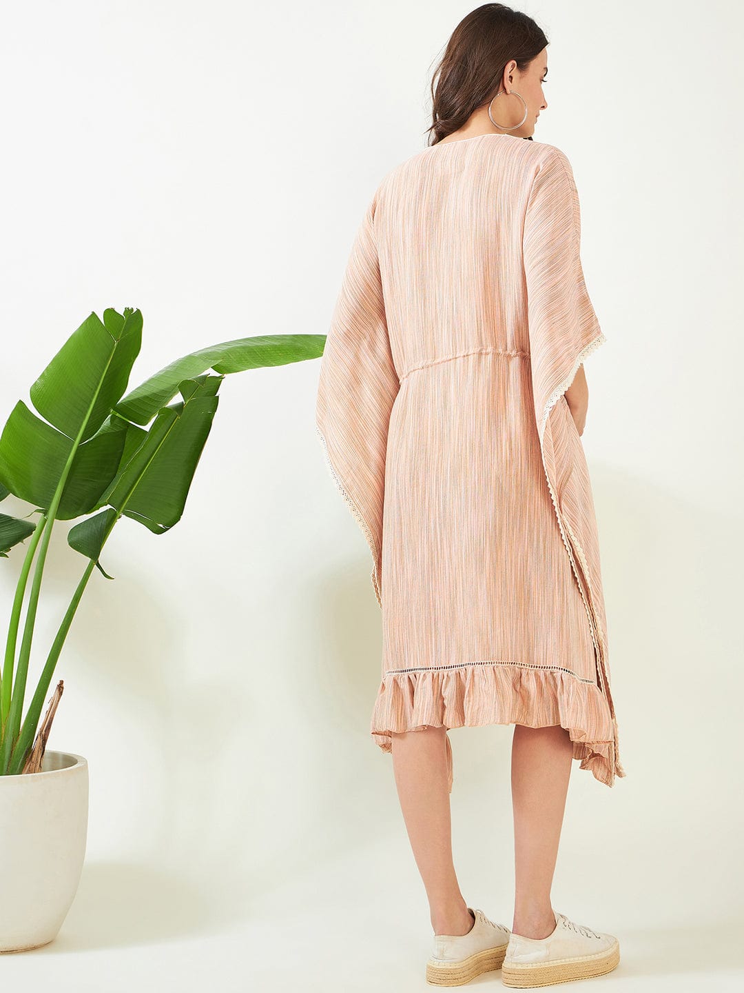 The Kaftan Company Dresses Blush Striped Maternity Dress