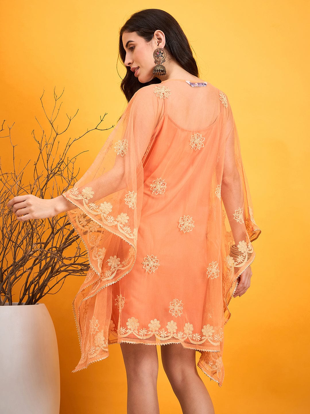 The Kaftan Company Dresses Chikankari Festive Glam Dress