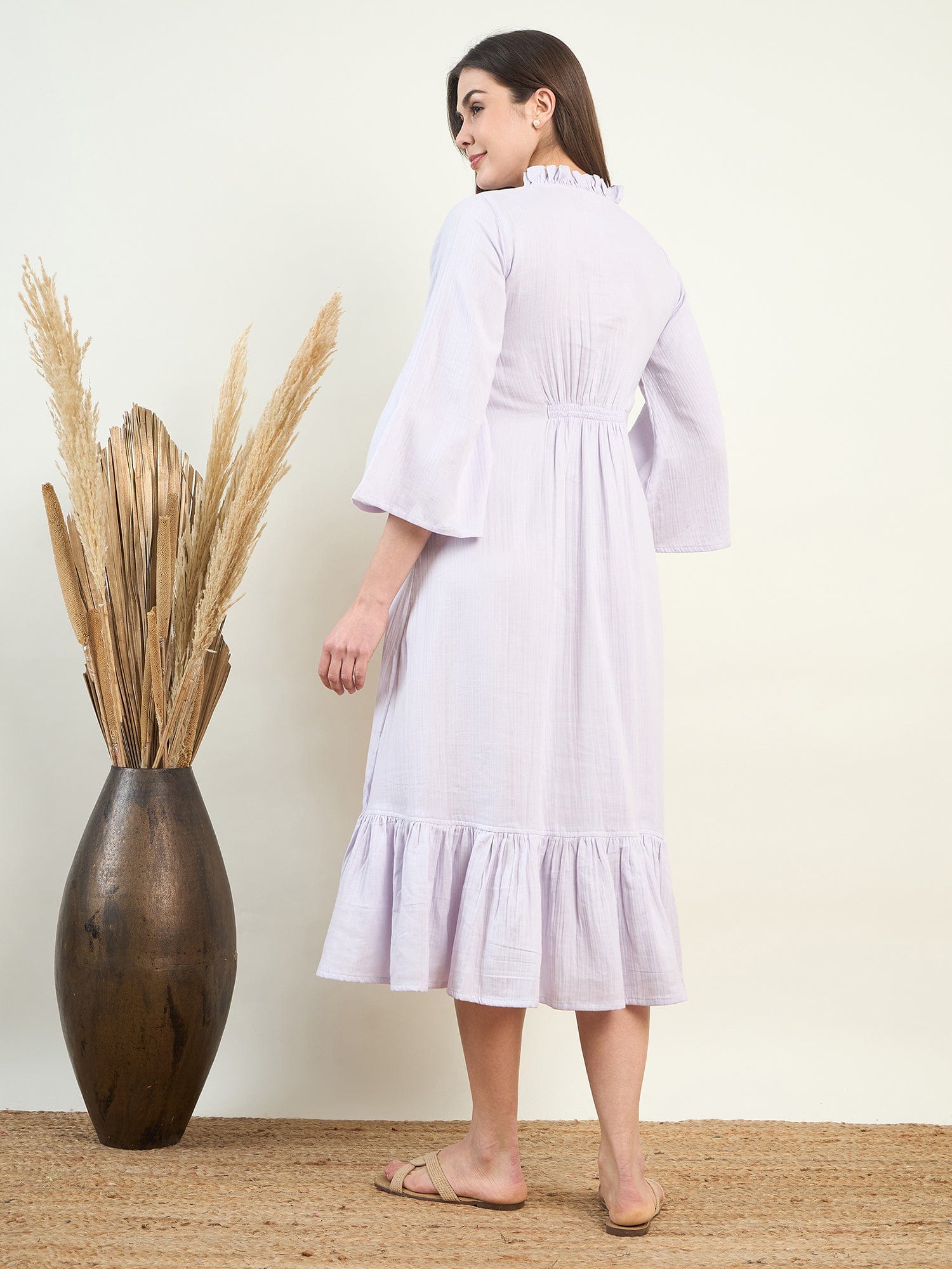 The Kaftan Company Dresses Lilac Supersoft Maternity Dress