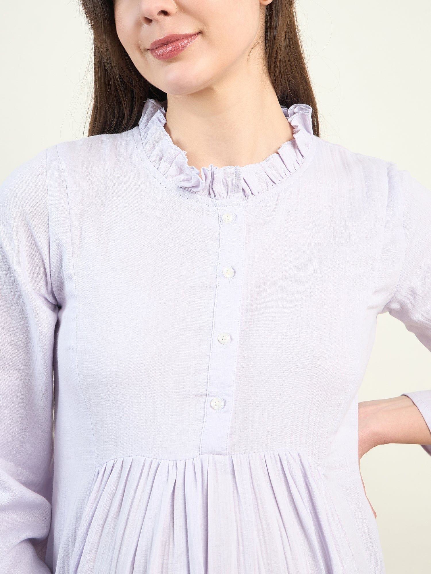 The Kaftan Company Dresses Lilac Supersoft Maternity Dress