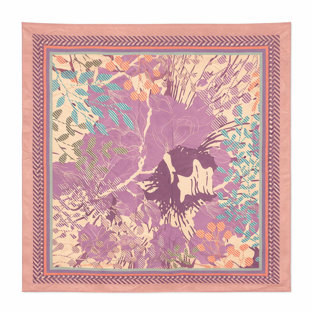 The Kaftan Company Dresses One size Pink Petal Drift Silk Scarf