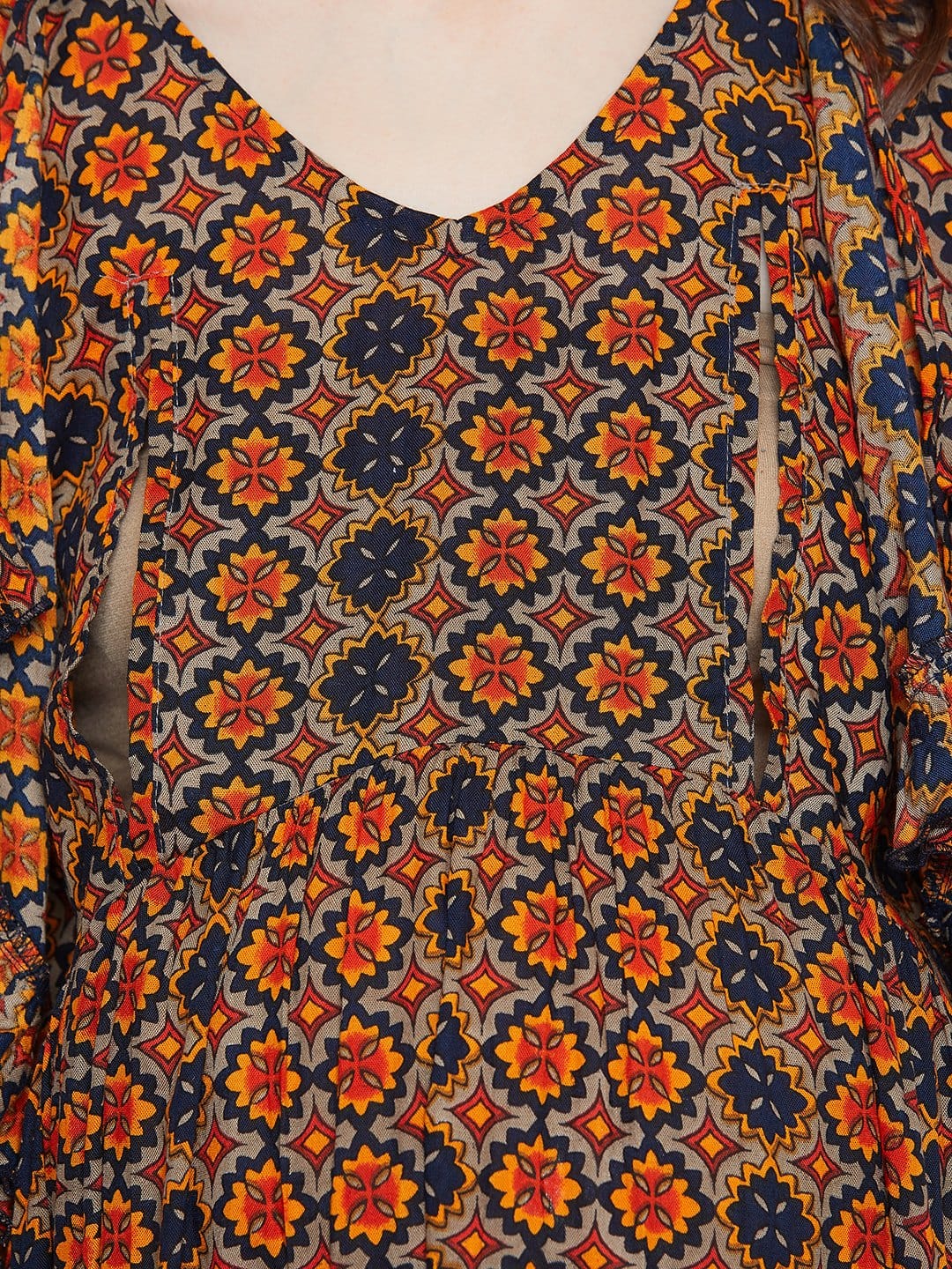 The Kaftan Company Dresses Printed Maternity and Feeding Dress (Final Sale)