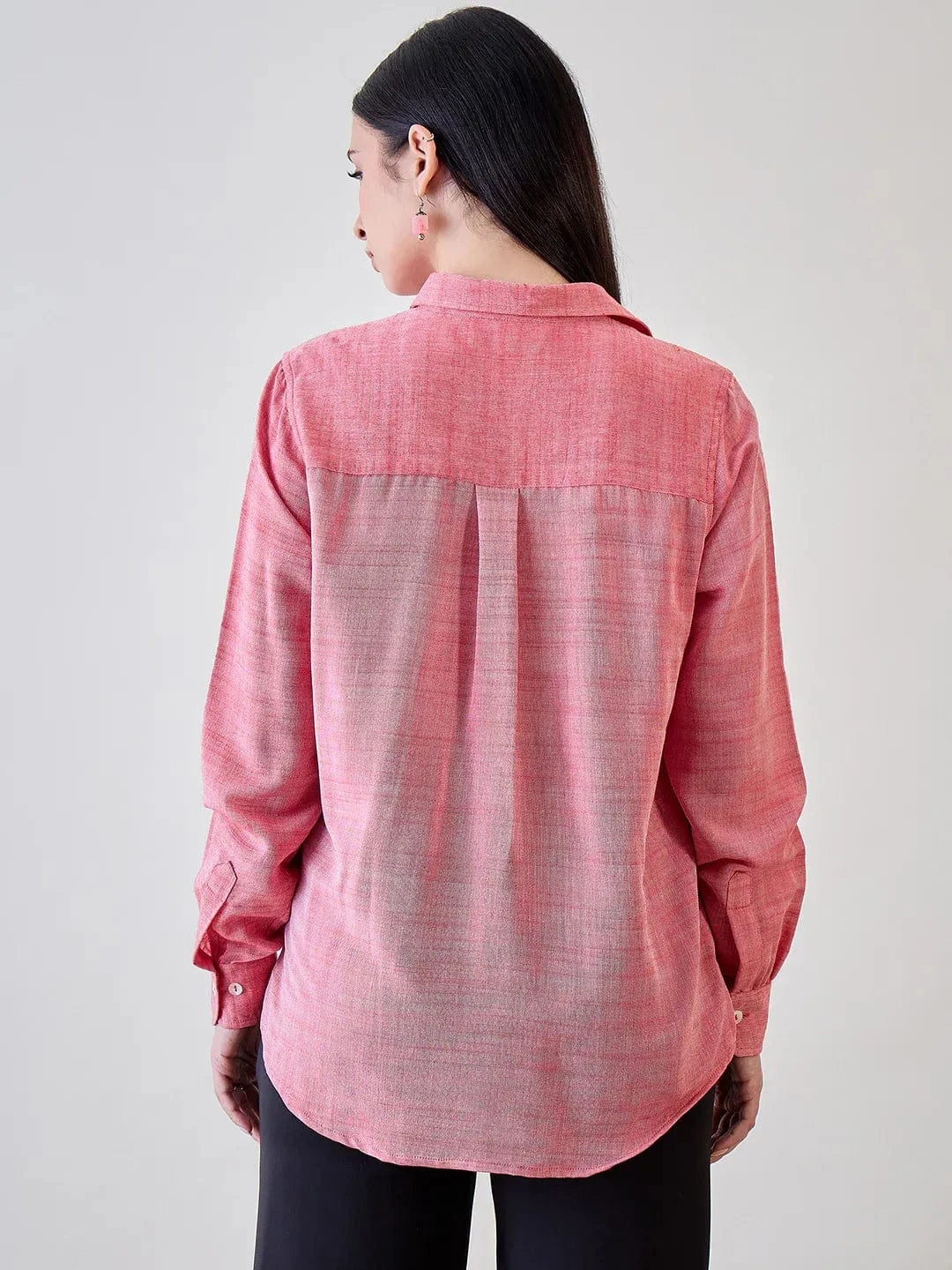 The Kaftan Company Tops Soft Linen Boyfriend Shirt
