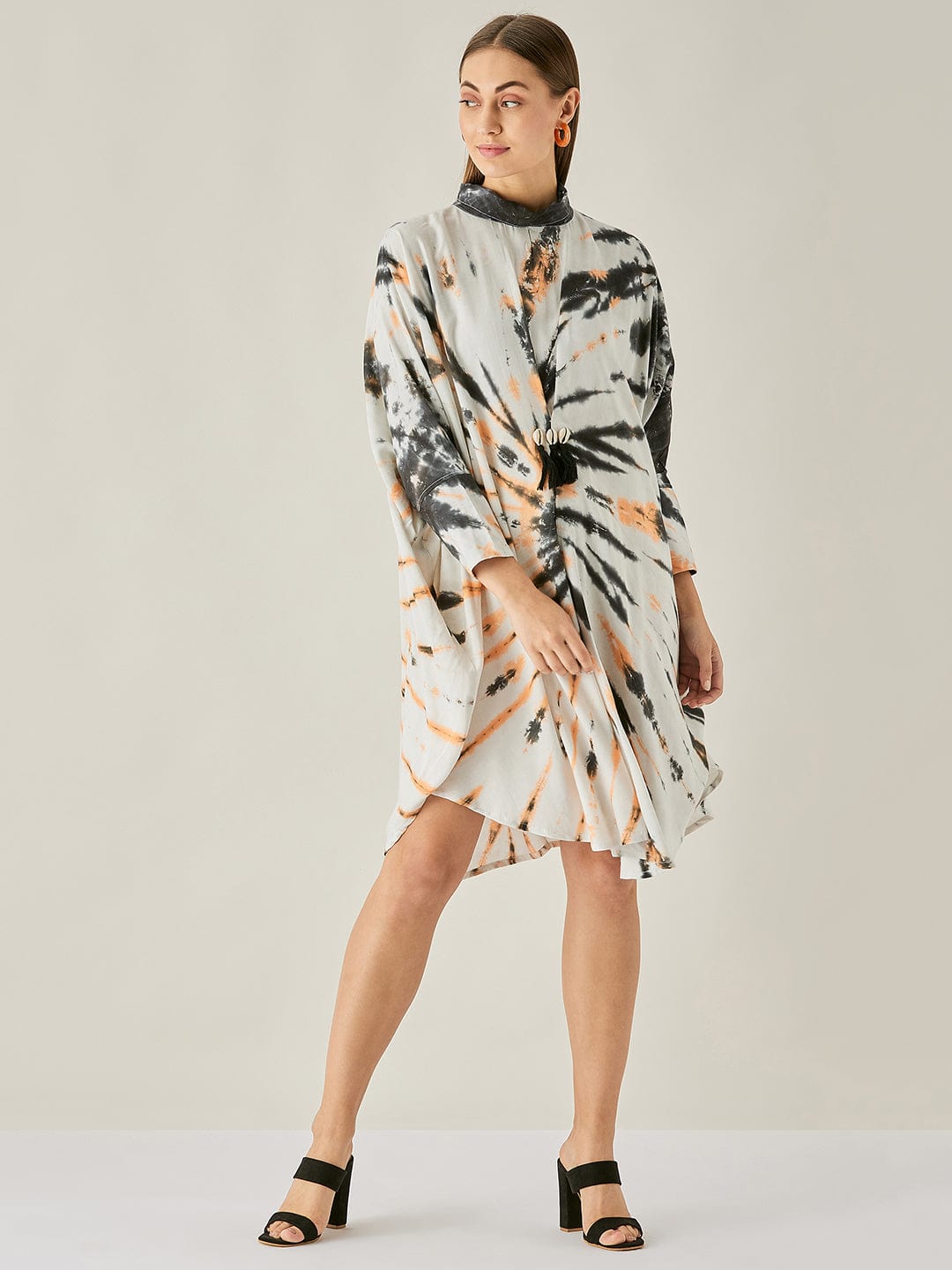 The Kaftan Company Dresses OneSize Moon Burst Tie Dye Kaftan Dress