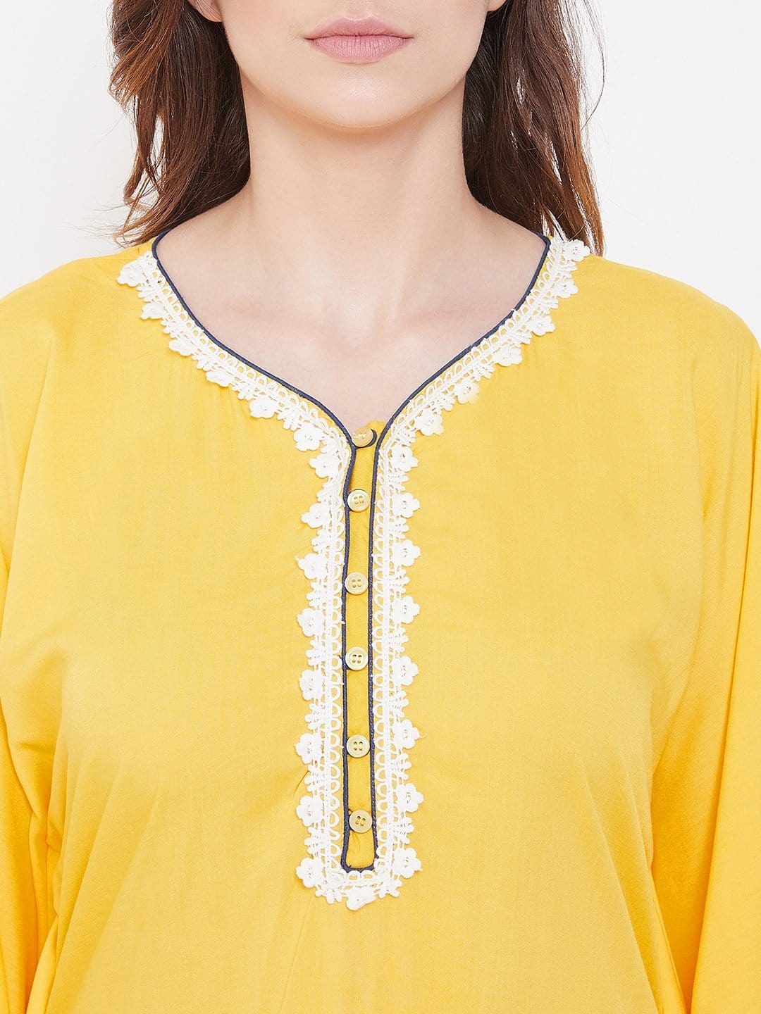 The Kaftan Company Loungewear Gold Macaw Ombre Tie-Dye Kaftan