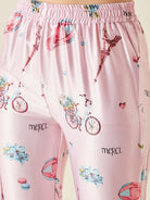The Kaftan Company Pyjama Set Pink Parachute Satin Pyjama Set