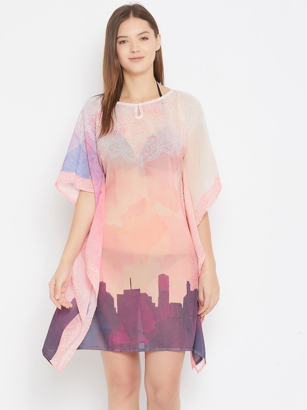 The Kaftan Company Resortwear Pink City Resortwear Kaftan - (Clearance - Final Sale)