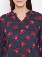 The Kaftan Company Shorts Set Red Hearts Kaftan Shorts Set