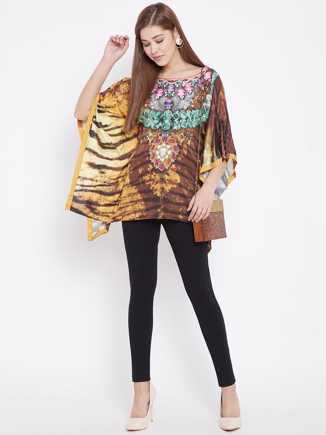 The Kaftan Company Tops 2XL Riviere Serengeti Kaftan Top - (Clearance - Final Sale)