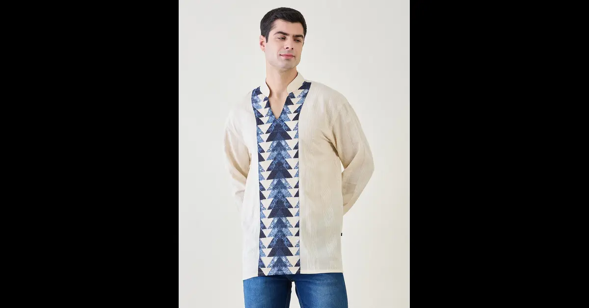 Men Short Kurtas Online - The Kaftan Company