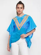 Women Stylish Cricket Fan Kaftan Top for India Supporters