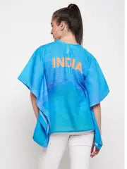 Festive Wear for Cricket Fans: India Cricket Fan Kaftan Top