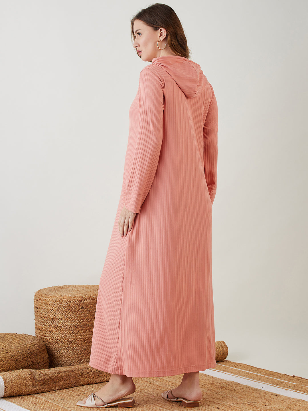 Cozy maternity dress for pregnancy and beyond