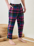 Trendy cotton lounge pants with vibrant checkered print â‚¬€œ Men's fashion staple!

