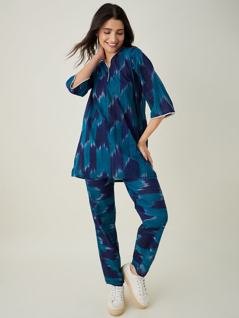 Pyjama Party sets_sleepwear_women : Buy Pyjama Party Gucci Mickey Women's  Cotton Kaftan Pyjama Set Online