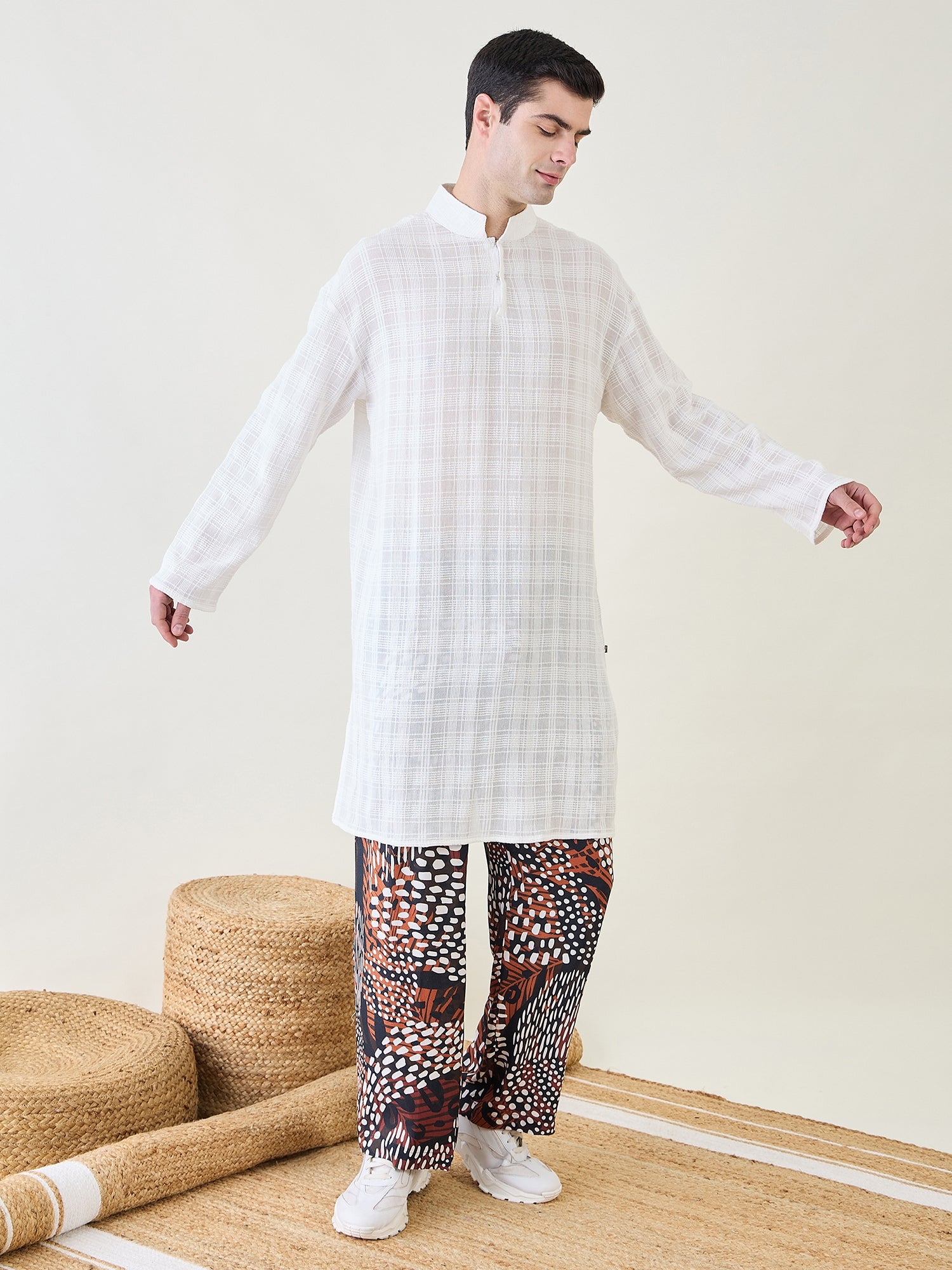 buy modern straight kurta with pants
