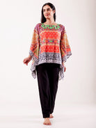 The Kaftan Company Pyjama Set Multicolor Ethnic Printed Nightwear Pyjama Set
