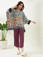 The Kaftan Company Co-ord Floral Fusion Co-ord Set