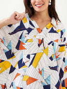 The Kaftan Company Co-ord Geo-Abstract Art Co-ord Set