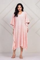 The Kaftan Company Dresses Blush Pink All-Over Sequin Kaftan Dress