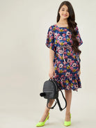 The Kaftan Company Dresses Girls Blue Robin And Flora Kaftan Dress