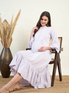 The Kaftan Company Dresses Lilac Supersoft Maternity Dress