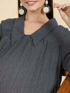 The Kaftan Company Dresses Navy Polka Dot Modal Maternity Dress – Soft & Flowy Comfort