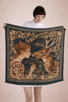 The Kaftan Company Dresses One size Black Woodland Reverie Silk Scarf