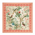 The Kaftan Company Dresses One size Cream Songbird Garden Silk Scarf