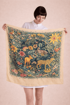 The Kaftan Company Dresses One size Teal Verdant Eden Silk Scarf