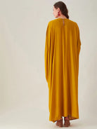The Kaftan Company Dresses ONESIZE Birds in Paradise Mustard Embellished Maxi Kaftan - Freesize