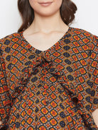 The Kaftan Company Dresses Printed Maternity and Feeding Dress (Final Sale)