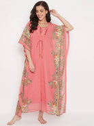 The Kaftan Company Gown Set Blushed Roses Kaftan Gown - (Clearance - Final Sale)