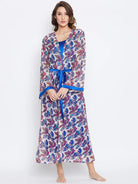 The Kaftan Company Gown Set FLORAL LACE KAFTAN GOWN - (Clearance - Final Sale)