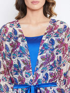 The Kaftan Company Gown Set FLORAL LACE KAFTAN GOWN - (Clearance - Final Sale)