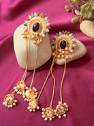 The Kaftan Company Jewelry Heritage Pearl Jhumka Earrings