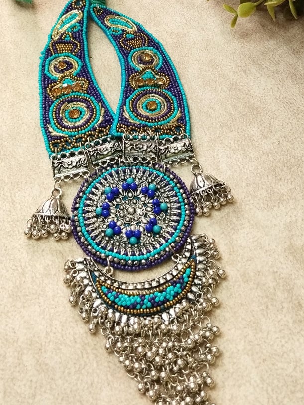 The Kaftan Company Jewelry Regular Handcrafted Beaded Necklace with Timeless Elegance