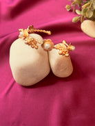 The Kaftan Company Jewelry Twisted Floral Pearl Bracelet