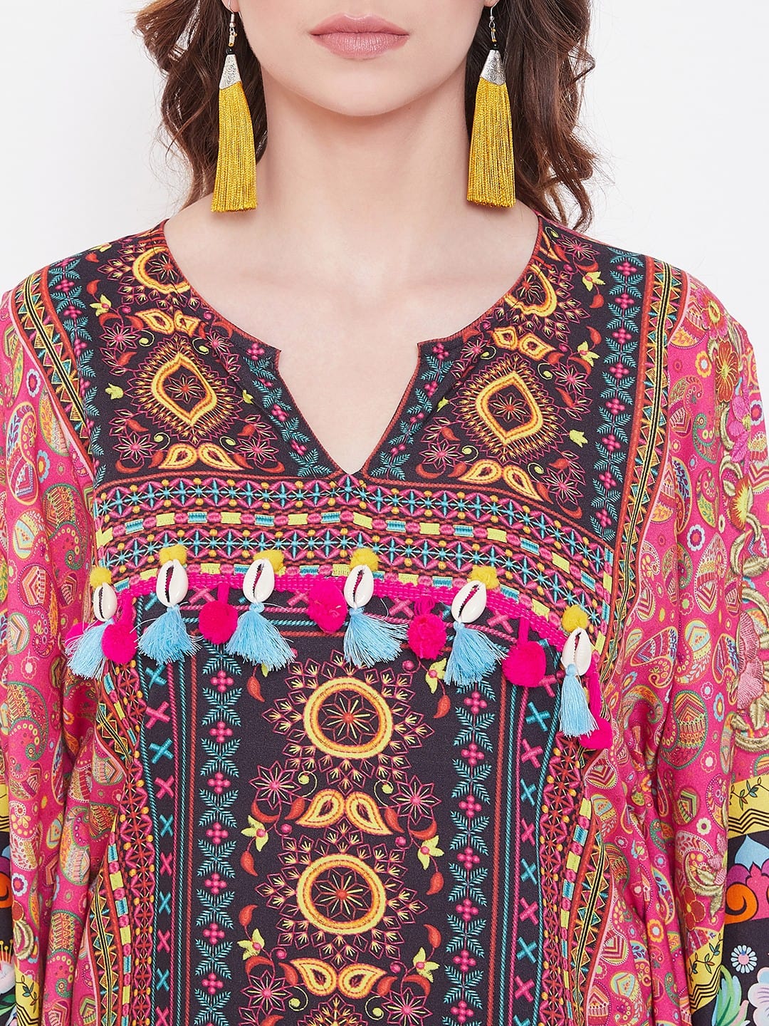 The Kaftan Company Kaftan Beyond Borders Boho Kaftan Dress