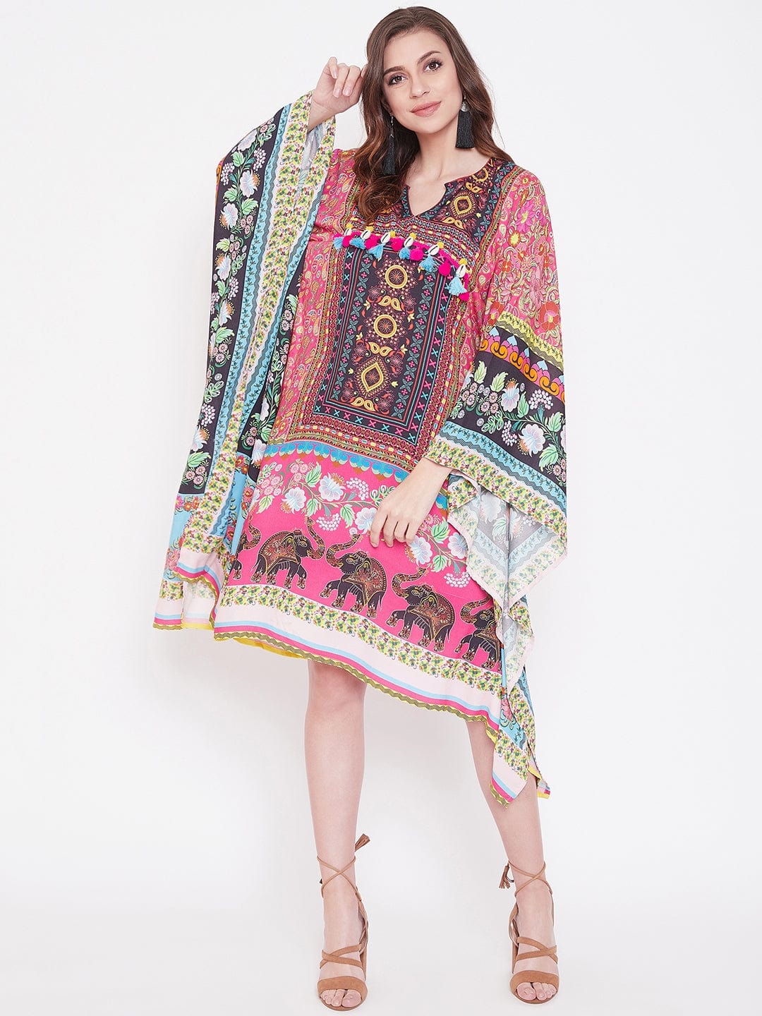 The Kaftan Company Kaftan Beyond Borders Boho Kaftan Dress