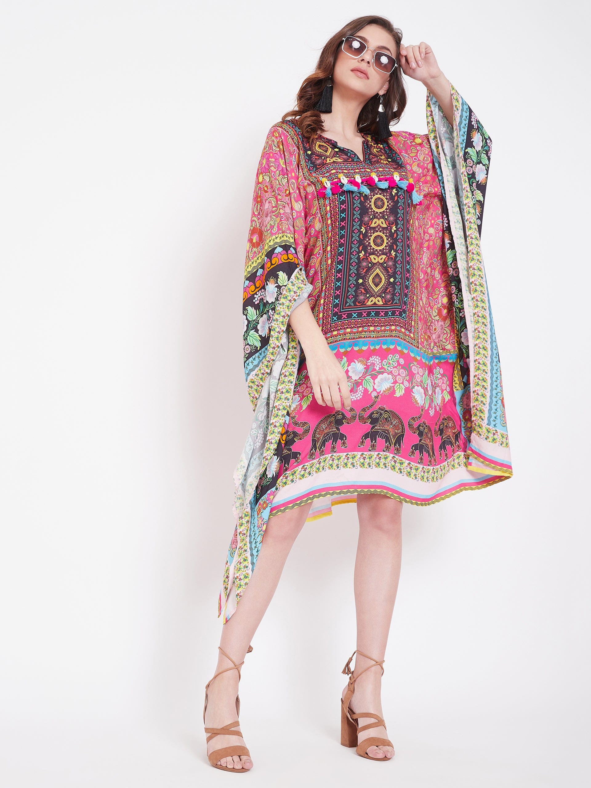 The Kaftan Company Kaftan Beyond Borders Boho Kaftan Dress