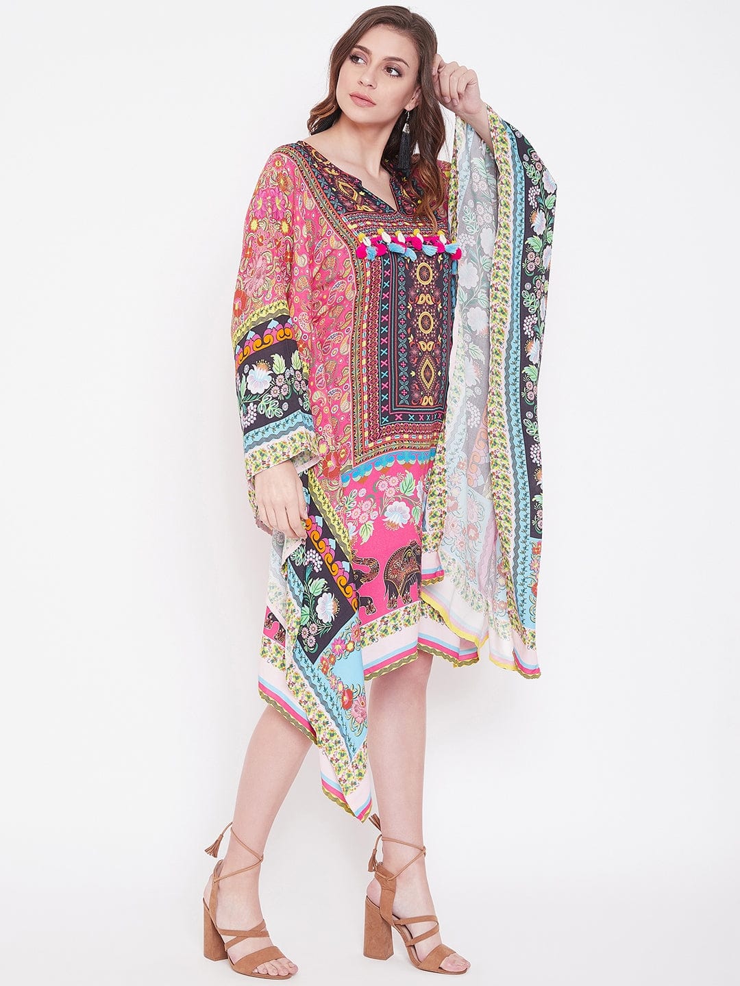 The Kaftan Company Kaftan Beyond Borders Boho Kaftan Dress